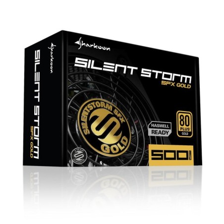Fuente de alimentación sharkoon 500w sfx silent storm 80gold