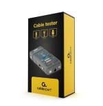 Gembird comprobador tester de cables de red nct-2 negro
