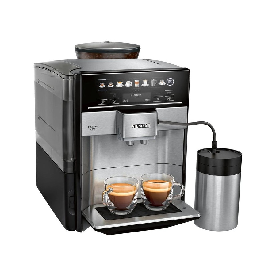 Cafetera espresso automática siemens eq.6 plus s700 te657m03de