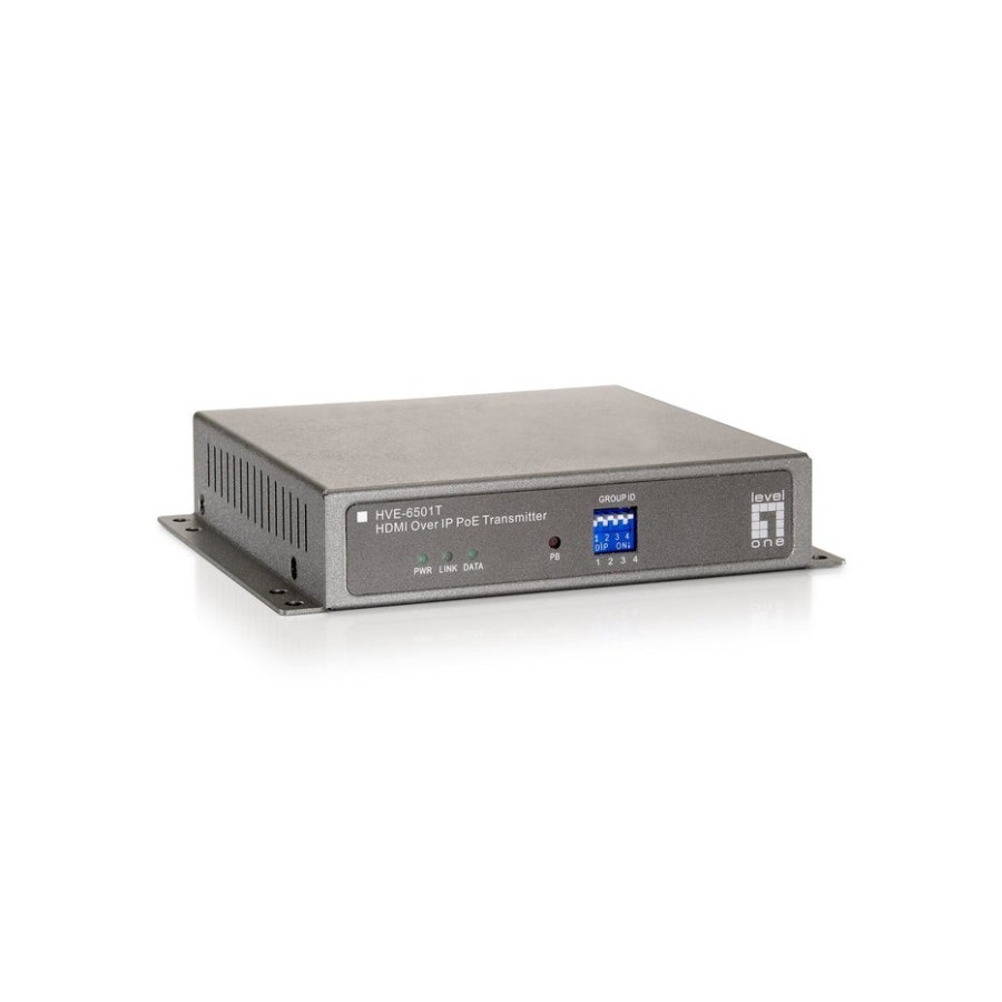 Transmisor hdmi sobre ip rj45 level one  poe 1080p