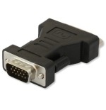 Adaptador techly dvi - vga f/m dvi-i gris