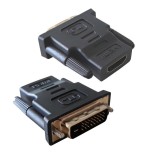 Adaptador techly dvi-d - hdmi m/f negro