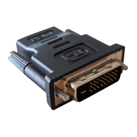 Adaptador techly dvi-d - hdmi m/f negro