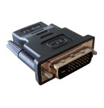 Adaptador techly dvi-d - hdmi m/f negro