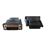 Adaptador techly dvi-d - hdmi m/f negro