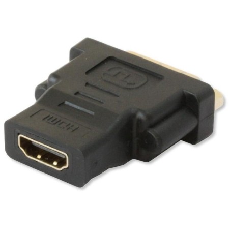 Adaptador techly dvi-d - hdmi f/f negro