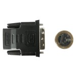 Techly dvi-d - hdmi m/f negro