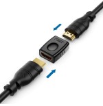 Techly hdmi f/f negro
