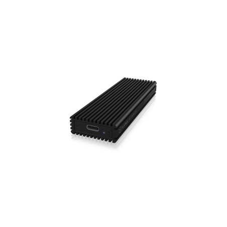 Icy box ib-1816m-c31 caja para disco duro externo m.2 caja externa para unidad de estado sólido (ssd) negro