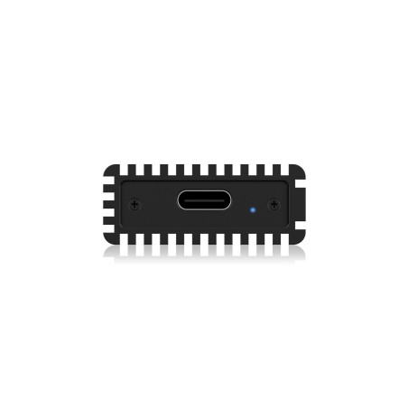 Icy box ib-1816m-c31 caja para disco duro externo m.2 caja externa para unidad de estado sólido (ssd) negro