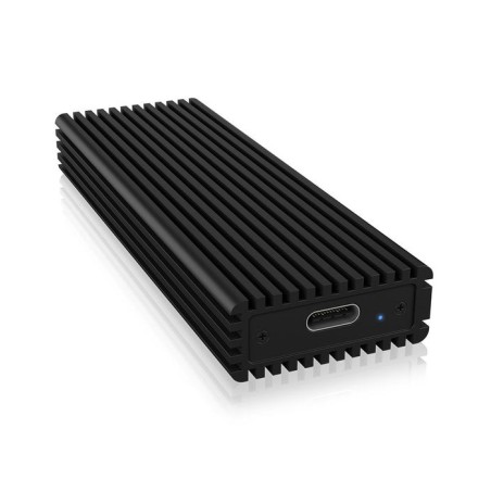 Icy box ib-1816m-c31 caja para disco duro externo m.2 caja externa para unidad de estado sólido (ssd) negro