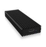 Icy box ib-1816m-c31 caja para disco duro externo m.2 caja externa para unidad de estado sólido (ssd) negro