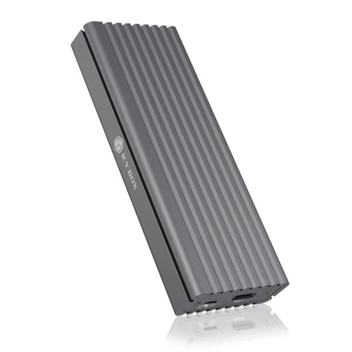 Icy box ib-1817m-c31 m.2 caja externa para unidad de estado sólido (ssd) gris