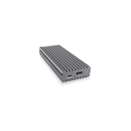 Icy box ib-1817m-c31 m.2 caja externa para unidad de estado sólido (ssd) gris