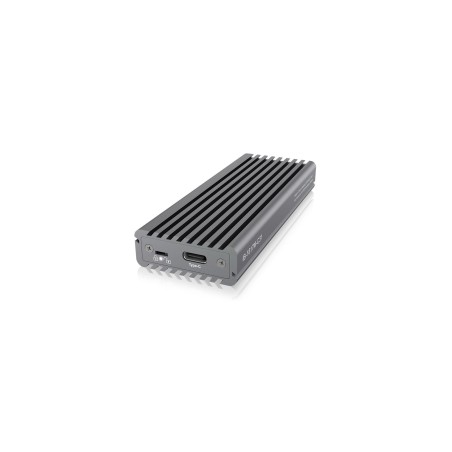 Icy box ib-1817m-c31 m.2 caja externa para unidad de estado sólido (ssd) gris