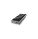 Icy box ib-1817m-c31 m.2 caja externa para unidad de estado sólido (ssd) gris