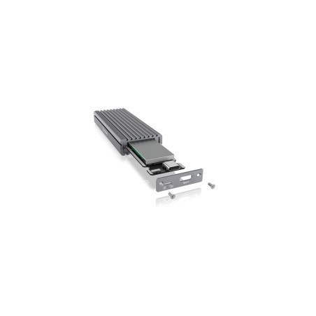 Icy box ib-1817m-c31 m.2 caja externa para unidad de estado sólido (ssd) gris