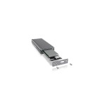 Icy box ib-1817m-c31 m.2 caja externa para unidad de estado sólido (ssd) gris