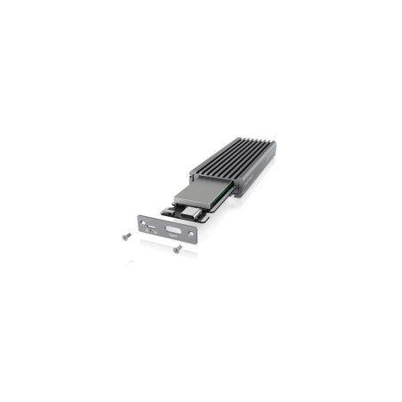 Icy box ib-1817m-c31 m.2 caja externa para unidad de estado sólido (ssd) gris