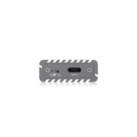 Icy box ib-1817m-c31 m.2 caja externa para unidad de estado sólido (ssd) gris