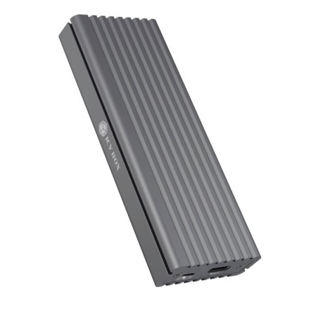 Icy box ib-1817m-c31 m.2 caja externa para unidad de estado sólido (ssd) gris
