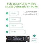 Icy box ib-1817m-c31 m.2 caja externa para unidad de estado sólido (ssd) gris