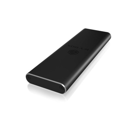 Icy box ib-183m2 m.2 caja externa para ssd m.2 sata , usb 3.0, negro