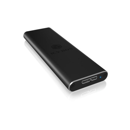 Icy box ib-183m2 m.2 caja externa para ssd m.2 sata , usb 3.0, negro