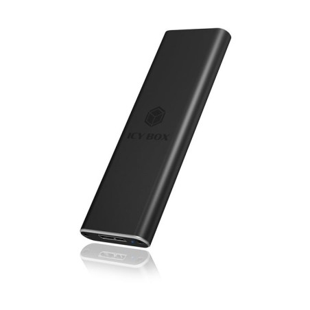 Icy box ib-183m2 m.2 caja externa para ssd m.2 sata , usb 3.0, negro