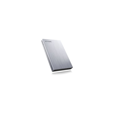 Icy box ib-241wp 2.5" carcasa de disco duro/ssd antracita, plata