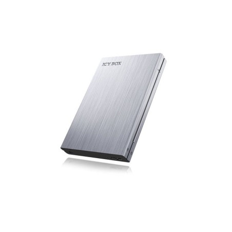Icy box ib-241wp 2.5" carcasa de disco duro/ssd antracita, plata