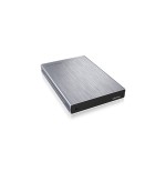 Icy box ib-241wp 2.5" carcasa de disco duro/ssd antracita, plata