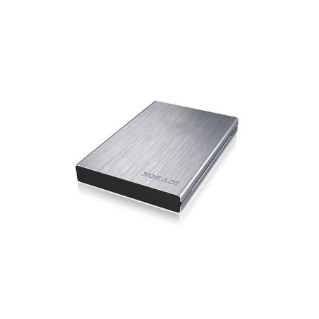 Icy box ib-241wp 2.5" carcasa de disco duro/ssd antracita, plata