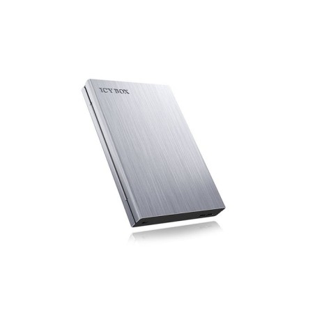 Icy box ib-241wp 2.5" carcasa de disco duro/ssd antracita, plata