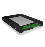 Convertidor icy box hdd / ssd 2.5 '' / 3.5 '' icy box ib-2538sts, negro, sata