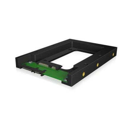 Convertidor icy box hdd / ssd 2.5 '' / 3.5 '' icy box ib-2538sts, negro, sata