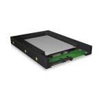 Convertidor icy box hdd / ssd 2.5 '' / 3.5 '' icy box ib-2538sts, negro, sata