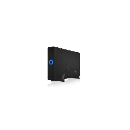 Icy box ib-377-c31 3.5" carcasa de disco duro/ssd negro