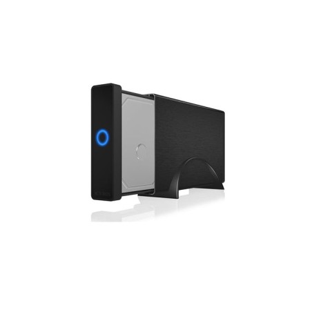 Icy box ib-377-c31 3.5" carcasa de disco duro/ssd negro