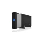 Icy box ib-377-c31 3.5" carcasa de disco duro/ssd negro
