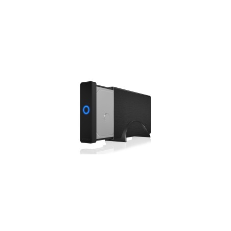 Icy box ib-377-c31 3.5" carcasa de disco duro/ssd negro