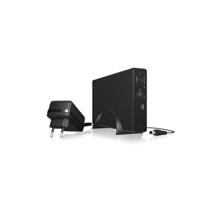 Icy box ib-377-c31 3.5" carcasa de disco duro/ssd negro