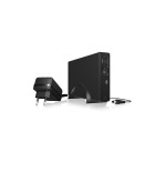Icy box ib-377-c31 3.5" carcasa de disco duro/ssd negro