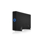 Icy box ib-377-c31 3.5" carcasa de disco duro/ssd negro