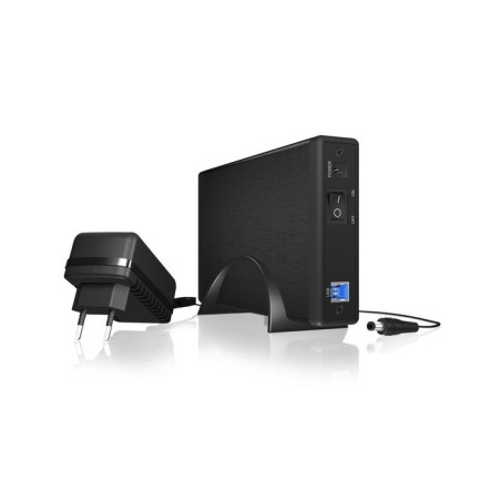 Icy box ib-377u3 3.5" caja de disco duro (hdd) negro