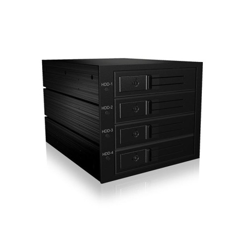 Backplane icybox 4x3.5" sata/sas hdd/ssd - 3x 5.25" bay retail