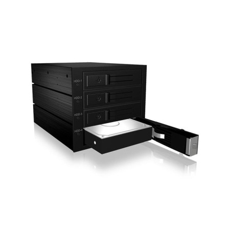 Backplane icybox 4x3.5" sata/sas hdd/ssd - 3x 5.25" bay retail