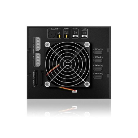 Backplane icybox 4x3.5" sata/sas hdd/ssd - 3x 5.25" bay retail