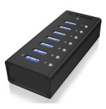 Hub  7-port icybox usb 3.0 ib-ac618 aluminium