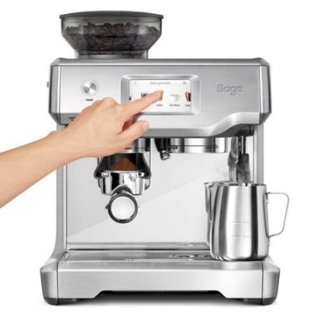 Cafetera espresso de salvia barista touch